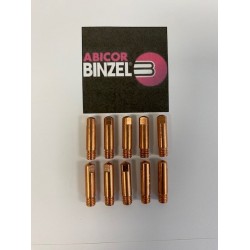 Binzel MIG Contact Tip M6 x 0.6mm (MB15)  (Pack 10)