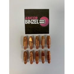 Binzel MIG Contact Tip M6 x 0.8mm (MB25/36) (Pack 10)