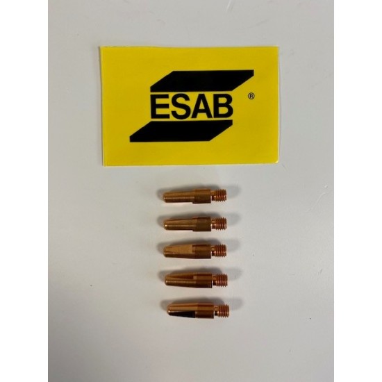 Esab MIG Contact Tip M8 x 0.8mm  (Pack 5)