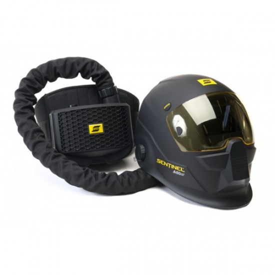 ESAB Sentinel A50 Air Helmet and The ESAB PAPR Unit 1m Hose Package