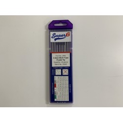 Super 6 Tungsten Electrodes 3.2mm Multi Type Purple (Pack 10)
