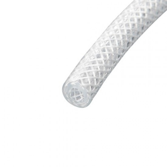 Clear Braided PVC Hose 3/8" Bore (Per Metre)